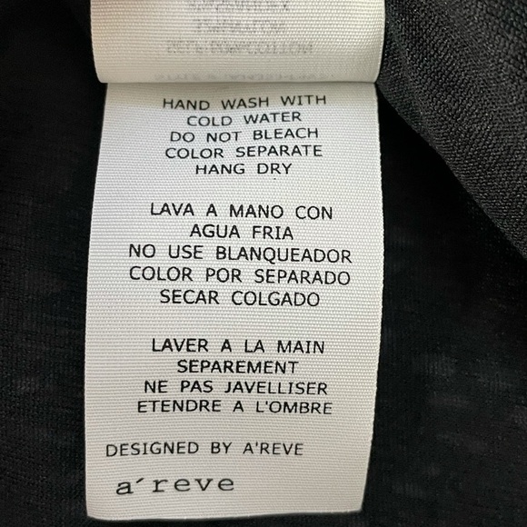 A'Reve Black Cream Floral Lace Cardigan Medium - Picture 9 of 9